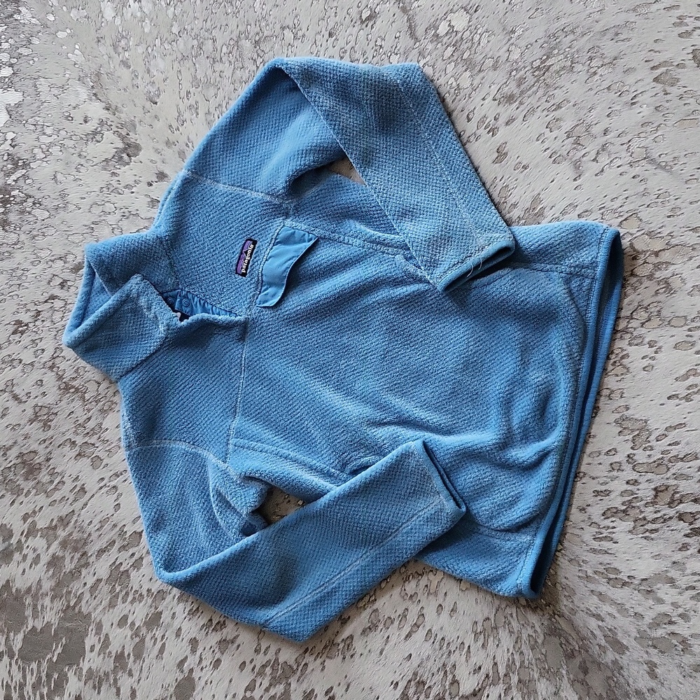 Patagonia Re-Tool Snap-T Fleece Pullover Blue SzXS